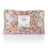 KarneLux Papier Konfetti Party-Deko für Karneval, Fasching, Kindergeburtstag, Silvester und Hochzeit, Tischkonfetti Dekoration - 950g Mehrfarbig