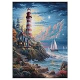 Puzzles Für Erwachsene, Puzzle Coastal Leuchtturms, 300 Teile, Puzzle Aus Holz Für Erwachsene Und Kinder Ab 12 Jahren, Lernspielzeug （42×30cm）