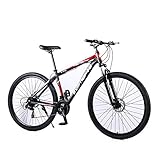 UR MAX BEAUTY 29 Zoll Mountainbike, Erwachsene Mountain Fahrrad, Mechanische Scheibenbremsen, Federung Vorne Männer Frauen Bikes,b,29 inch 24 Speed