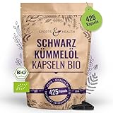 Bio Schwarzkümmelöl Kapseln Vegan – 425 Kapseln - Schwarzkümmelöl Bio Kapseln - Schwarzkümmel Öl Kapseln Hochdosiert – Schwarzkuemmeloel Kapseln Bio Kümmelöl Kapseln, 1000mg Schwarzkümmelöl Kapseln