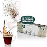 BRÜHDERLICH x capseco 3er Pack - Wiederbefüllbare Kapsel -Made in Germany- Kaffeekapseln Nespresso kompatibel - Nachhaltige Nachfüllbare Kaffeekapseln - Wiederverwendbare Kaffeekapseln