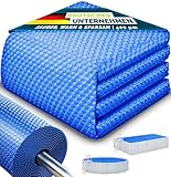 tillvex® Premium Pool Solarplane 400 µm Rechteckig 800x400...