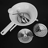 Nikou Multifunktionaler manueller Mahlwerk Mixer, Salat Gemüse Obst Mixer für Küche, Food Mixer, Food Grinder, 2 Tassen Kapazität, kompaktes Design
