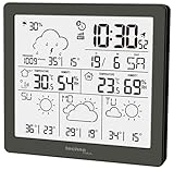 Technoline WD2200 - Wetterstation mit 3 Tage Wettervorhersage, Inklusive Außensender, Daten auf der Station und auf dem Handy (App direct weather)