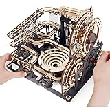 ROKR Kugelbahn Night City 3D Holz Puzzle Erwachsene Modellbau Holz Spielzeug Jugend Erwachsene (LGA01)