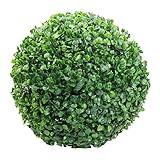 Buchsbaumkugel Ø 10-40 cm Künstlicher Buchsbaum Ball Pflanzen Kugel Zuhause Cafe Hochzeit Garten Party Deko Grüner Pflanzen-Ball für Heim und Garten Dekoration (10 cm)