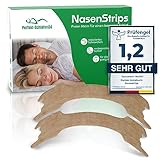 Perfekt-Schlafen24® 120x Extra Starke Nasenpflaster gegen Schnarchen - 66x19mm - Anti Schnarch Nasenstrips - Besser schlafen ohne schnarchen & besser atmen für Sport - Snoring Nose Strips