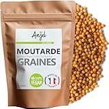 100% natürliche gelbe Senfkörner - ganze Samen für hausgemachten Senf - NCA (250)