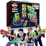 VATOS Wiederaufladbares Laser Tag Set –4 Pack Lasertag mit...