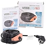 4m Frostschutz Heizkabel mit Knopf-Thermostat VOSS.eisfrei,...