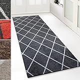 Floordirekt Teppich-Läufer Cosenza | Modernes Rauten-Design...