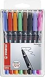 Folienstift - STABILO OHPen universal - permanent fein - 8er Pack - mit 8 verschiedenen Farben