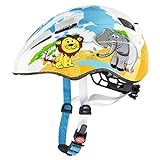 uvex kid 2 - leichter Fahrradhelm für Kinder - individuelle Größenanpassung - erweiterbar mit LED-Licht - desert - 46-52 cm