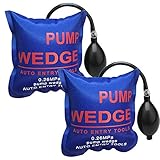 WANYIG 2 Stück Montagekissen Air Pump Wedge Luftkissen Montage Spreizkissen Montagekissen Pneumatikspanner Belastung bis 300 kg (Quadratisch)