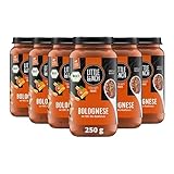Little Lunch Bio Bolognese | Sauce für Pasta | 100 Prozent Bio Rindfleisch | Ohne zugesetzten Zucker | Laktosefrei | Keine künstlichen Zusätze | Ohne Geschmacksverstärker | 6 x 250g