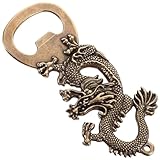 Garneck Drache Flaschenöffner aus Messing Vintage Kapselheber für Bier für Partys und Feiern Einzigartiges Design Vielseitig Einsetzbar Manuelle Bedienung