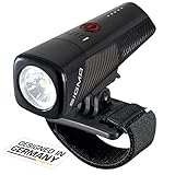 SIGMA SPORT - BUSTER 800 HL | LED Helmlicht 800 Lumen | akkubetriebenes Licht für Fahrradhelm mit fünf Modi-Profilen | Sichere Befestigung am Fahrrad Helm | Farbe: Schwarz