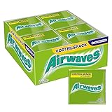 Airwaves Kaugummi, Lime und Ginger, zuckerfrei, 20 x 3 Packungen, 20 x 3 x 10 Dragees, 600 Kaugummis