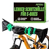 PETGILL Fahrradlenker Schutzhülle E-Bike Transport Schutz Zubehör Wasserdichte Staubschutz Regenschutz Lenker Schutz Bicycle Accessories Bicycle Cover for Rear Carrier Rain