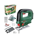 Bosch Akku Stichsäge UniversalSaw 18V-100 (ohne Akku, 18 Volt System, 2x Sägeblätter T144D, im Karton) – Amazon Edition – Testnote: sehr gut (Magazin: selbst ist der Mann)