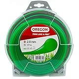 Oregon Trimmerfaden für Rasentrimmer, Ersatz Mähfaden 2mm...