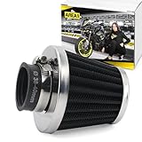 Area1 Universal Tuning Sport Luftfilter Filter, Anschluss 37 38 39 40 mm, Doppelschicht Stahl, Motorrad-Luftfilter ATV Quad Roller