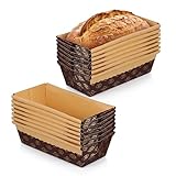 PRETYZOOM 20 Stück Papier-kastenformen zum Backen, Einweg-papier-brot- Und Kuchenformen zum Selbstbacken, Verschenken