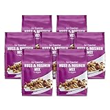 by Amazon Studentenfutter Natürliche Nuss & Rosinen Mix, Ungesalzen, 200g (7er-Pack)