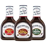 SWEET BABY RAY'S 3er SET - HICKORY/BROWN SUGAR BBQ + HONEY CHIPOTLE BBQ + SWEET N´SPICY BBQ