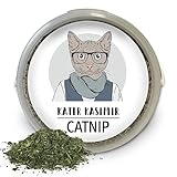 Original kanadische Katzenminze im wiederverschließbaren Beutel: Nur Catnip Blüten und Blätter (getrocknet) ohne Stängel, für Katzenspielzeug (Katzen Kissen, Ball etc.) oder zur Selbstbeschäftigung.