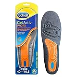 Scholl Gel-Einlegesohlen für Herren, für Arbeitsschuhe, 40-46.5 EU, 1 Paar, Sortiert Modelle und Farbe