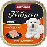 vom Feinsten Hundefutter nass mit Geflügel + Kalb (22 x 150g), Hundefutter ohne Getreide und Zucker von animonda, mitfrischen, fleischlichen Zutaten