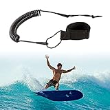 Helweet Surfboard Leash, Standup Paddle Leash, Surf Leash String, Surf Sup Board Leine, Paddle Board Fußseil, Wasserski Fußseil, Sicherheit Fußschlaufe, Surf Sicherheitsfuß Seil (55 x 3000mm)