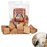 Axtschlag Räucherklötze Kirsche, 1500 g XXL Packung sortenreine faustgroße Wood Chunks zum Smoken und Räuchern über längere Zeit, für alle Grills geeignet