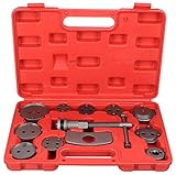 SIXTOL Brake Set 12 Bremskolbenrücksteller Set | 12tlg | Kunststoffkoffer | Rückstellwerkzeug zum des Bremskolben | Bremssattel Kolben Wind Zurück Tool Kit | KFZ Werkzeug | Bremse Instandsetzung