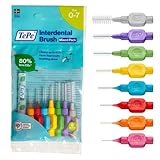 TePe Interdentalbürste Gemischt ISO-Größe 0-7 (0,4-1,3 mm) / Für eine einfache und gründliche Reinigung der Zahnzwischenräume / 1 x 8 Interdentalbürsten