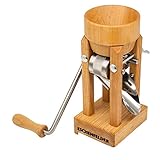 Eschenfelder Flockenquetsche | Flocker | Tischmodell mit Holztrichter | frische Haferflocken
