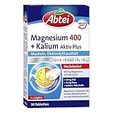 Abtei Magnesium 400+kalium Tabletten 30 stk