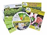 GARTENleben Mischkulturscheibe, Pflanzenschutzscheibe, Heckenscheibe, Gemüsescheibe, Das Gartenjahr - Paket