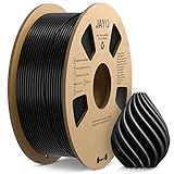PETG Filament 1.75mm, JAYO 3D Drucker Filament PETG, Neatly Wound Filament, Maßgenauigkeit +/- 0.02mm, 1.1 kg Spule(2.42 LBS), PETG Schwarz