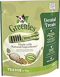 Greenies Dental Treats Original Teenie – Zahnpflegesnacks für sehr kleine Hunde von 2-7 kg – Hundeleckerli zur täglichen Zahnreinigung – 1 x 340 g