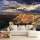 3D Bergwiese Wolken Wandbilder für TV und Sofa Hintergrund Bunte Tapete für Schlafzimmer Wohnzimmer Büro 300 x 210 cm