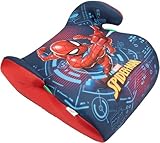 Tataway Marvel Spiderman Kindersitz mit Rückenlehne, i-Size ECE R129 Autolift für Kinder von 6-12 Jahren, 125-150 cm, 22-36 kg