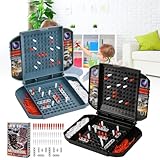 ZITUZY Seeschlacht Spiel, Battleship Klassisches, Gesellschaftsspiel Brettspiel, Schiffe Versenken Brettspiel, Brettspiele für Zwei Spieler, Seeschlacht Spielzeug für die Eltern-Kind-Interaktion