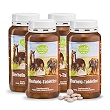 Kräuterhaus Sanct Bernhard tierlieb Bierhefe-Tabletten | Für Pferde, Hunde, Katzen & Kleintiere | 4X 400 Stück