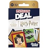 Monopoly Deal: Harry Potter Kartenspiel - Deutsche Fassung, Familienspiel für Fans der Wizarding World und von Zauberei, für 2 bis 5 Spieler ab 8 Jahren