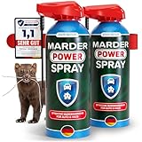 Patronus Marderspray Auto 2X 400 ml - effektive Marderabwehr Auto - schneller Marderschutz mit zuverlässiger Sofortwirkung - Anti-Marder Spray zum Marder Vertreiben - Alternative zu Marderschreck