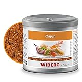 WIBERG Cajun – Kreolische Gewürzzubereitung mit Chili, Kreuzkümmel und einer dezenten Rauchnote – Ideal für BBQ, Fleisch, Geflügel und Meeresfrüchte, 280 g