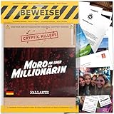 Detektivspiel - Cold Case - Mordfall lösen Spiel – Krimispiel für Erwachsene – Kriminalfälle lösen - Mord an Einer Millionärin - Cryptic Killers