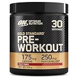 Optimum Nutrition Gold Standard Pre-Workout Energy Drink Pulver, Geschmack Fruit Punch, 330g, 30 Portionen